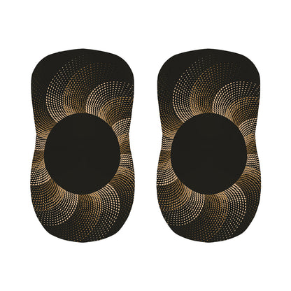 Halftone Dot Sun Print Bar Stool Covers