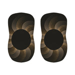 Halftone Dot Sun Print Bar Stool Covers