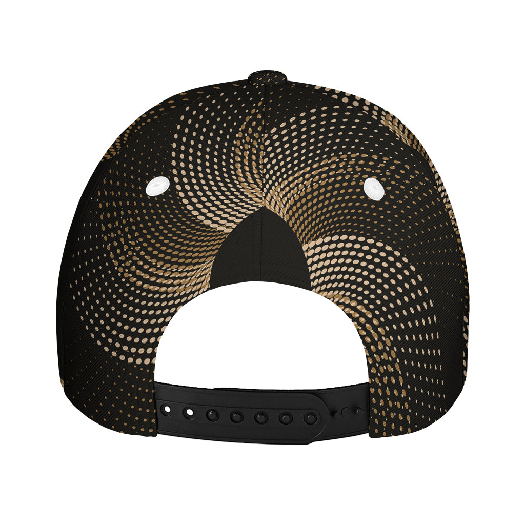 Halftone Dot Sun Print Baseball Cap