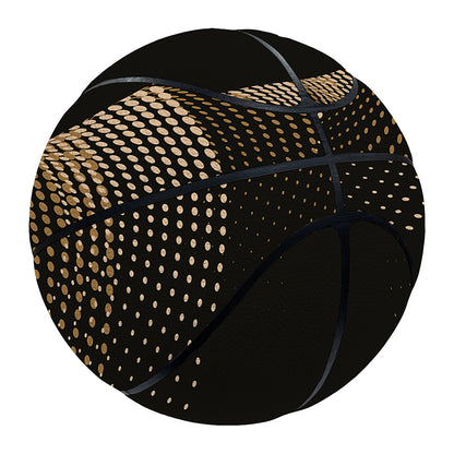 Halftone Dot Sun Print Basketball