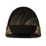 Halftone Dot Sun Print Beanie