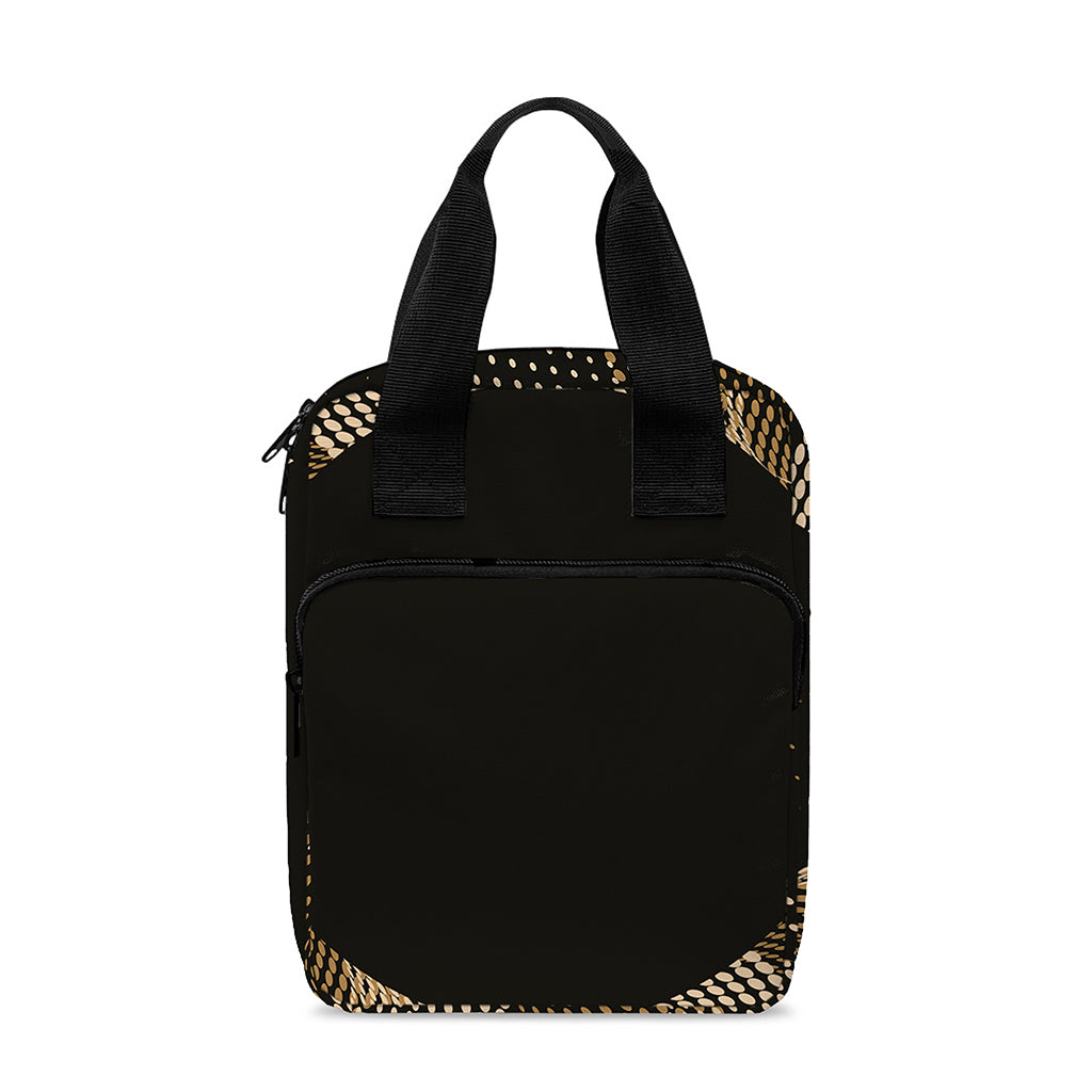 Halftone Dot Sun Print Bible Tote Bag