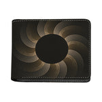 Halftone Dot Sun Print Bifold Wallet