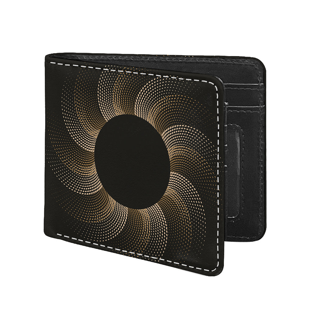 Halftone Dot Sun Print Bifold Wallet