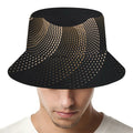 Halftone Dot Sun Print Bucket Hat