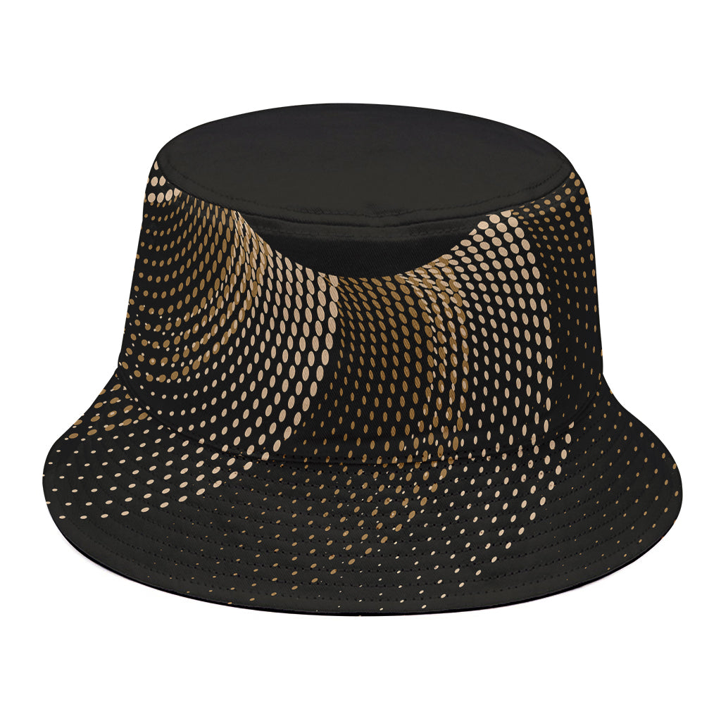 Halftone Dot Sun Print Bucket Hat