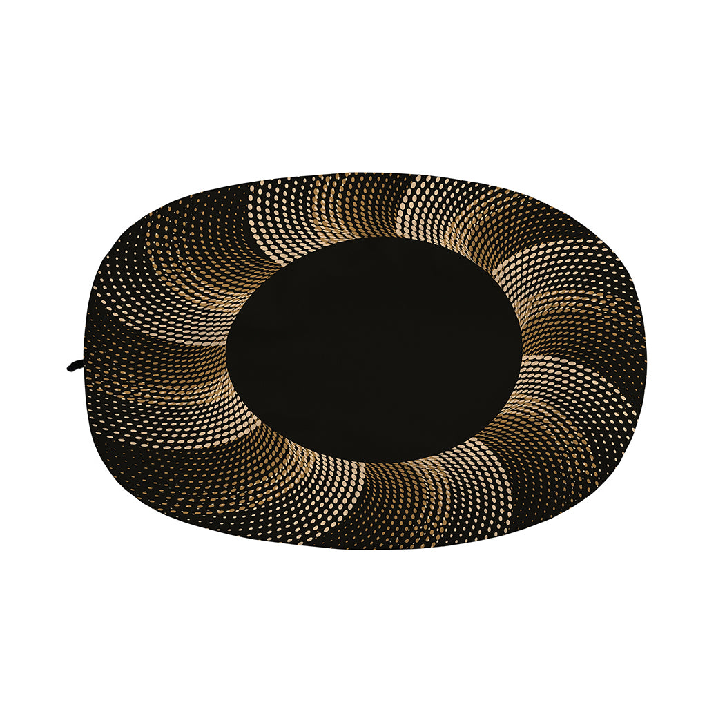 Halftone Dot Sun Print Car Side Mirror Covers