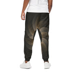 Halftone Dot Sun Print Cotton Pants