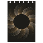 Halftone Dot Sun Print Curtain