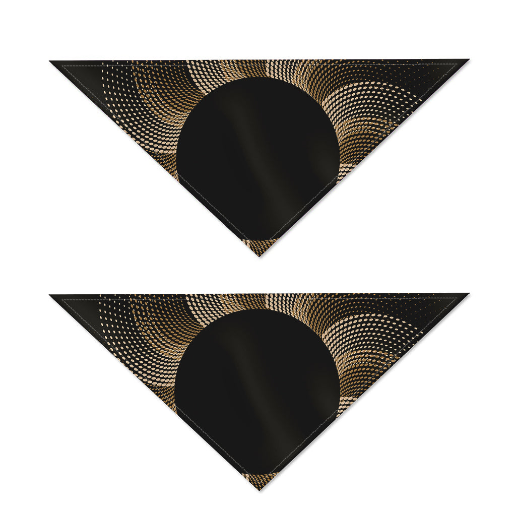 Halftone Dot Sun Print Dog Bandana