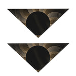 Halftone Dot Sun Print Dog Bandana