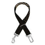 Halftone Dot Sun Print Dog Seat Belt