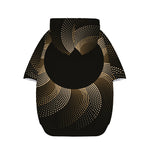 Halftone Dot Sun Print Dog Zip Up Hoodie