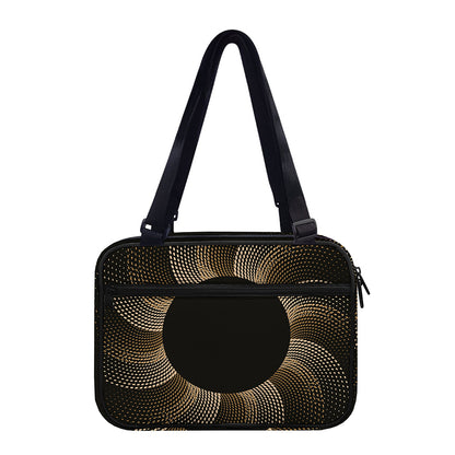 Halftone Dot Sun Print Double Strap Bible Bag