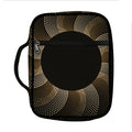Halftone Dot Sun Print Front Pocket Bible Bag