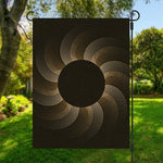 Halftone Dot Sun Print Garden Flag