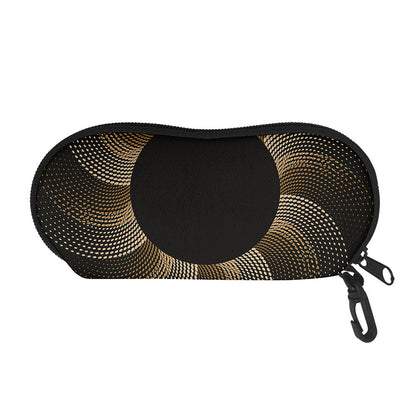 Halftone Dot Sun Print Glasses Case