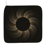 Halftone Dot Sun Print Hand Towel