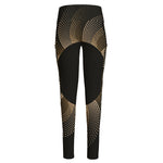 Halftone Dot Sun Print High-Waisted Pocket Leggings