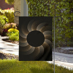 Halftone Dot Sun Print House Flag