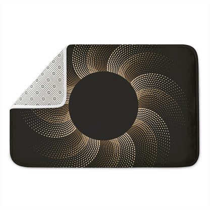Halftone Dot Sun Print Indoor Door Mat