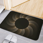 Halftone Dot Sun Print Indoor Door Mat