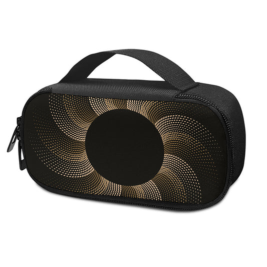 Halftone Dot Sun Print Insulin Cooler Travel Case
