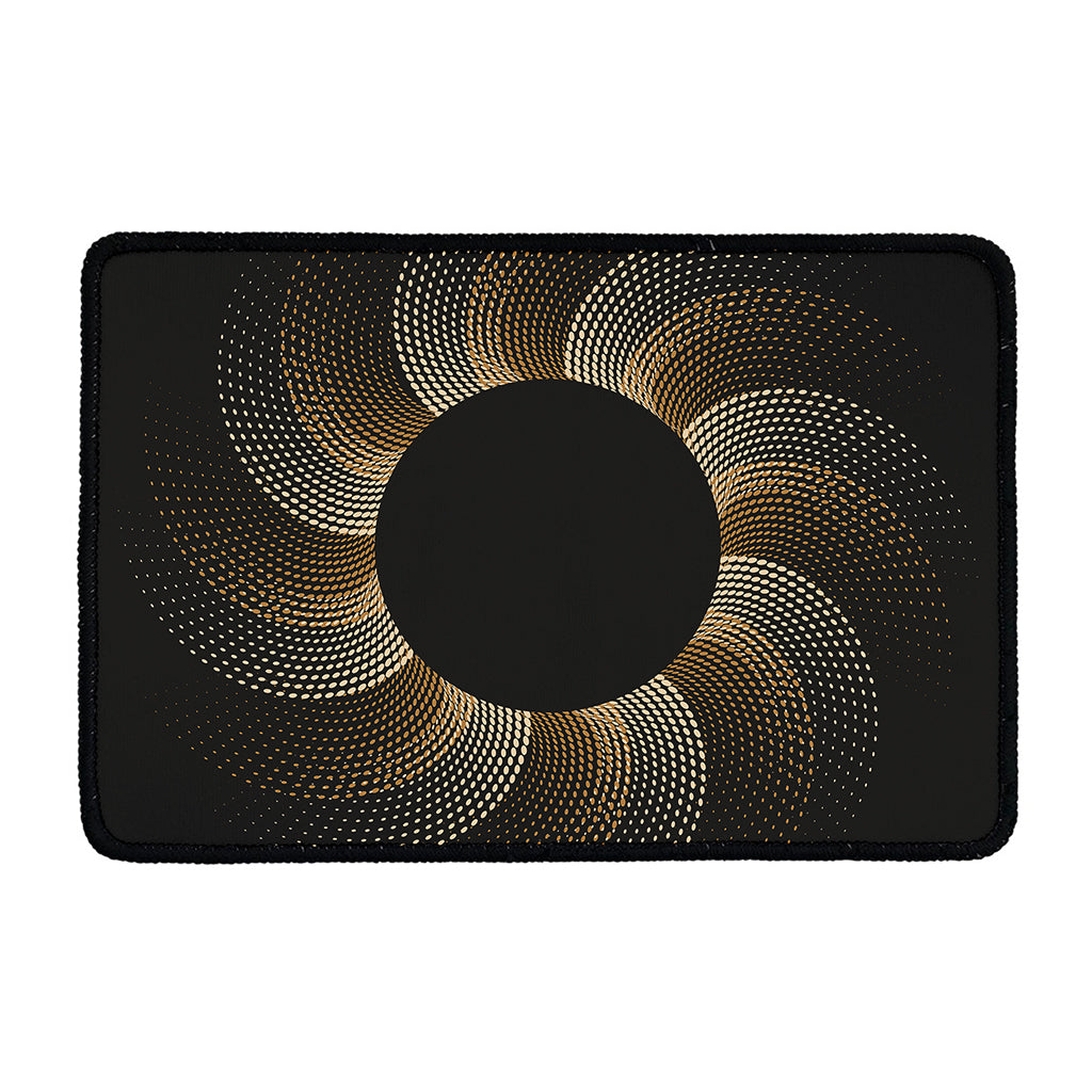 Halftone Dot Sun Print Kitchen Mat