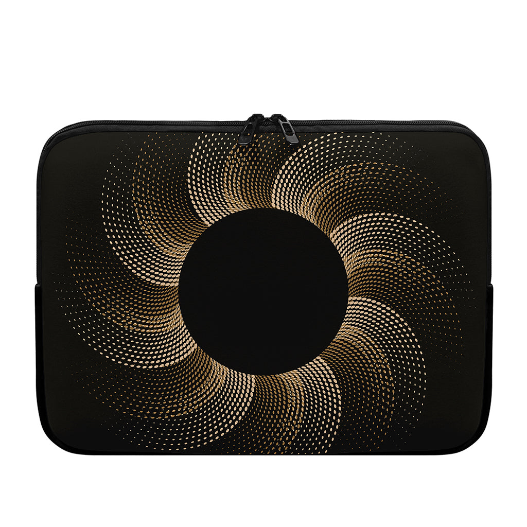 Halftone Dot Sun Print Laptop Sleeve