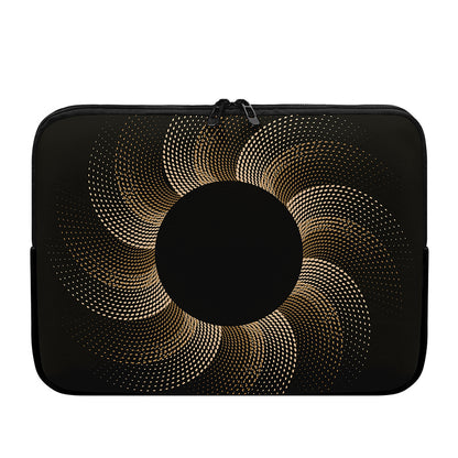 Halftone Dot Sun Print Laptop Sleeve