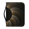 Halftone Dot Sun Print Leather Bible Cover