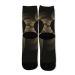 Halftone Dot Sun Print Long Socks