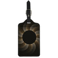 Halftone Dot Sun Print Luggage Tag