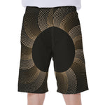 Halftone Dot Sun Print Men's Beach Shorts