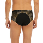 Halftone Dot Sun Print Men's Briefs