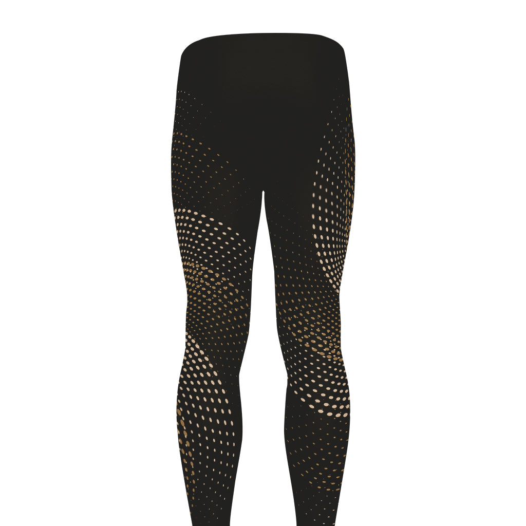 Halftone Dot Sun Print Men's leggings
