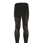 Halftone Dot Sun Print Men's leggings