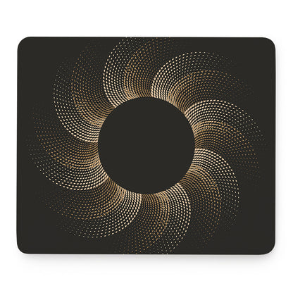 Halftone Dot Sun Print Mouse Pad