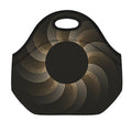 Halftone Dot Sun Print Neoprene Lunch Bag