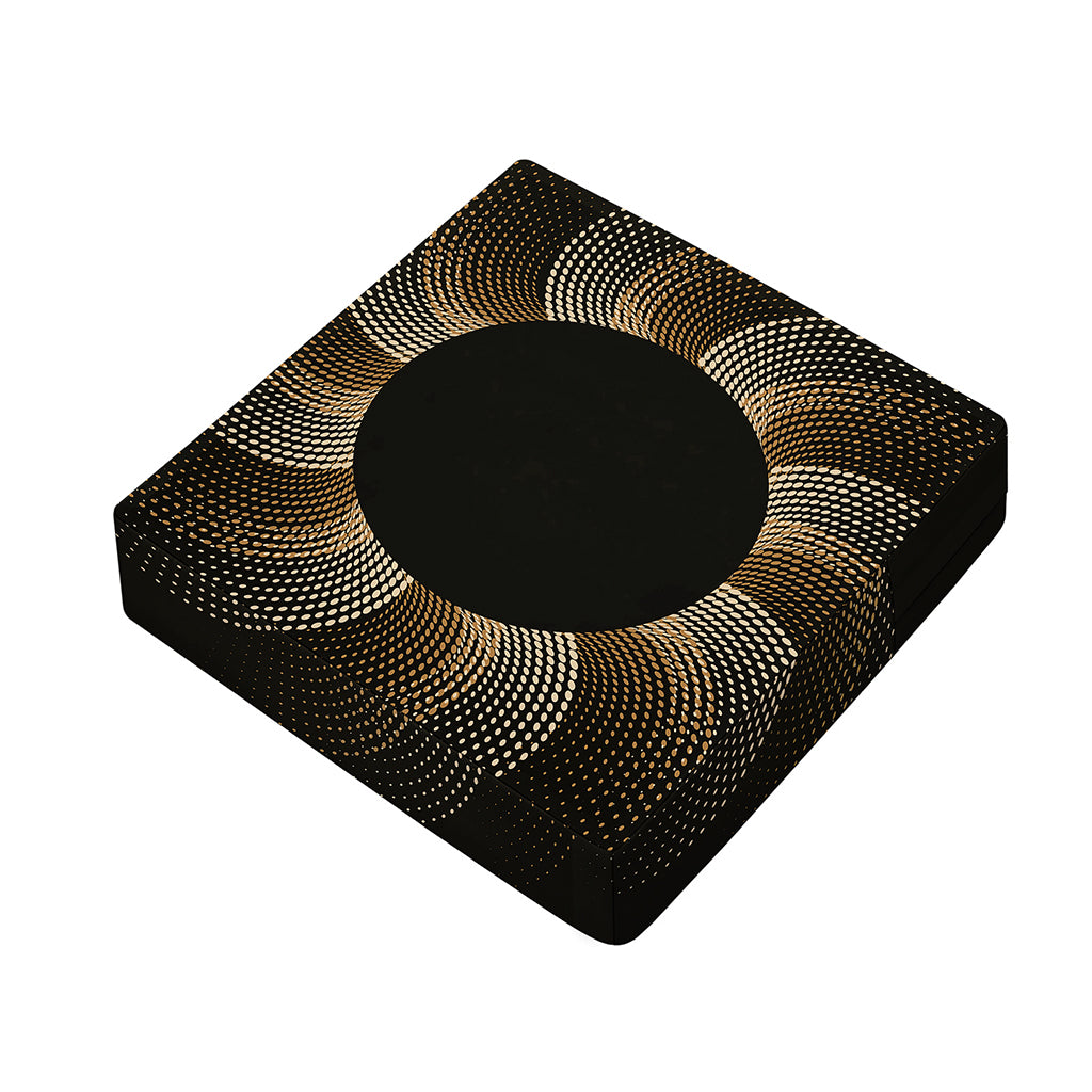 Halftone Dot Sun Print Outdoor Seat Cushion Cover