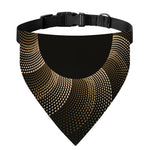 Halftone Dot Sun Print Over The Collar Dog Bandana