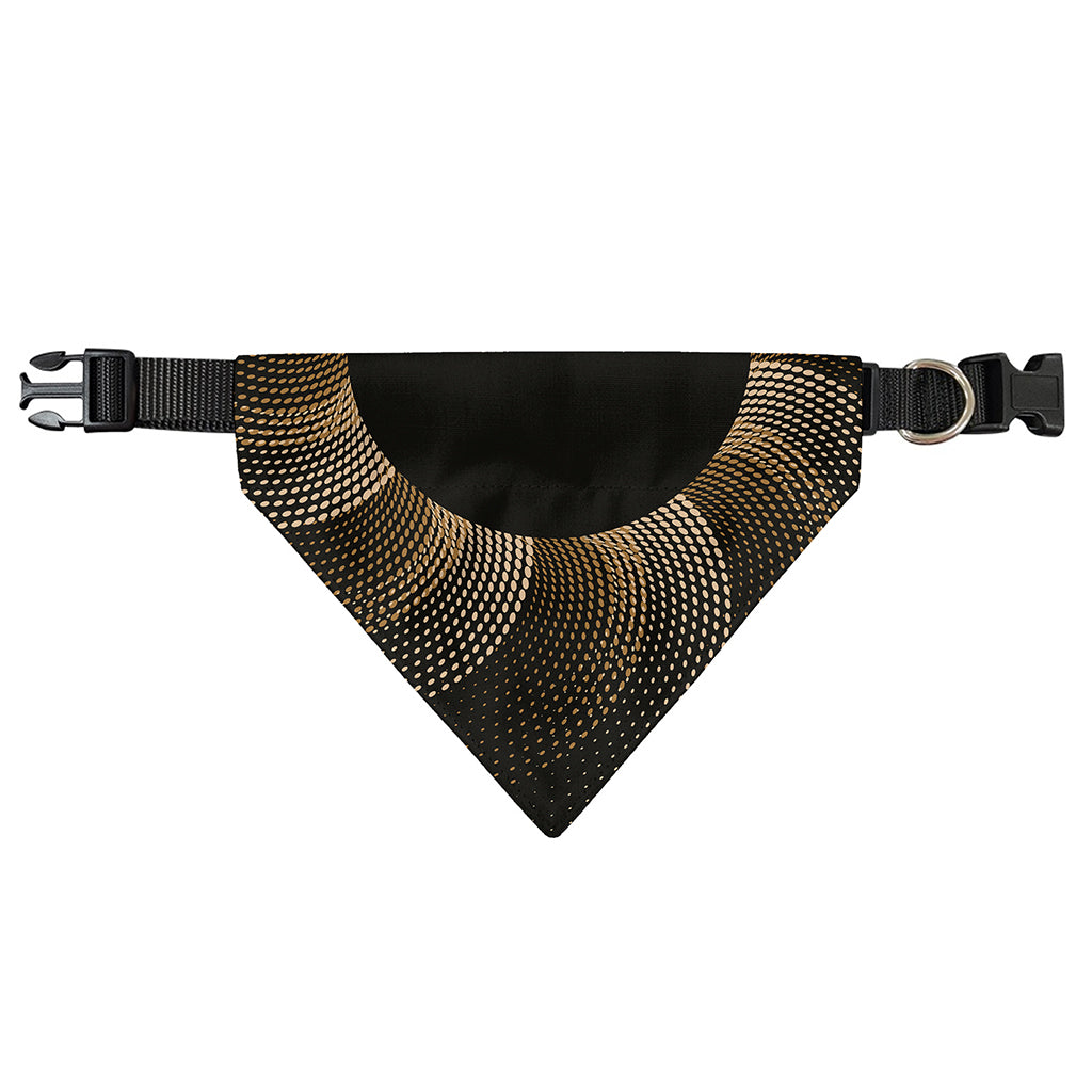 Halftone Dot Sun Print Over The Collar Dog Bandana