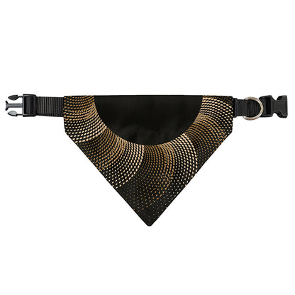 Halftone Dot Sun Print Over The Collar Dog Bandana