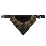 Halftone Dot Sun Print Over The Collar Dog Bandana