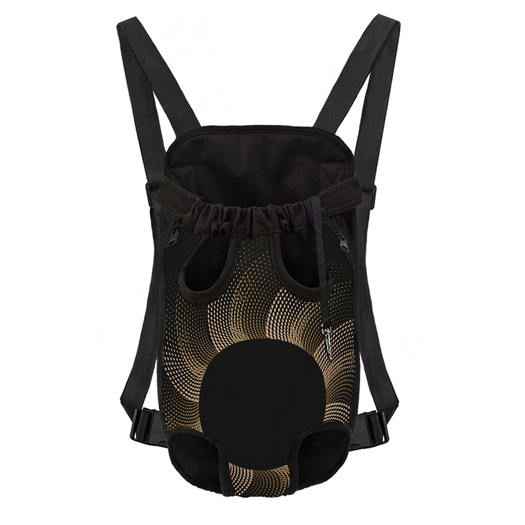 Halftone Dot Sun Print Pet Carrier Backpack