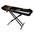 Halftone Dot Sun Print Piano Keyboard Cover