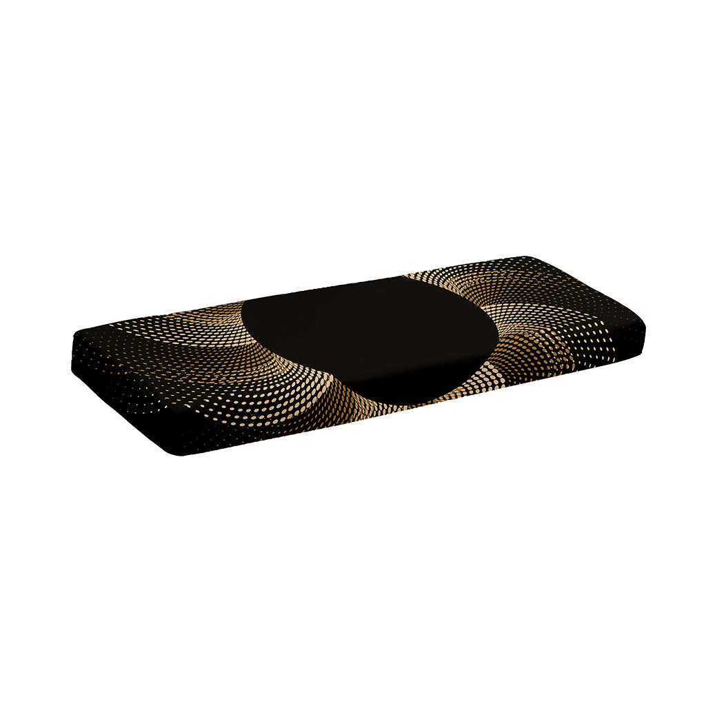 Halftone Dot Sun Print Piano Keyboard Cover