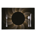 Halftone Dot Sun Print Placemat