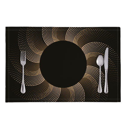 Halftone Dot Sun Print Placemat