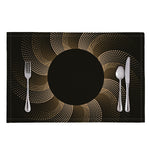 Halftone Dot Sun Print Placemat